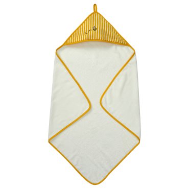GRONFINK, baby towel with hood, 80x80 cm, 705.723.69