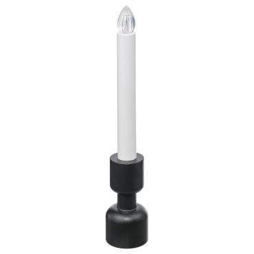 STRÅLA, candle holder with built-in LED light source/battery-operated, 28 cm, 705.824.48