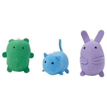 GREJSIMOJS, soft toy, set of 3, 706.020.74