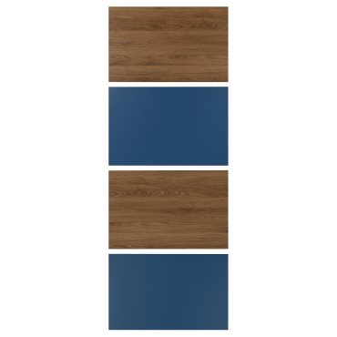 MEHAMN, 4 panels for sliding door frame, 75x201 cm, 706.057.46