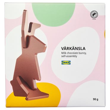 VÅRKÄNSLA, λαγός με σοκολάτα γάλακτος, 90 g, rac, 706.096.26