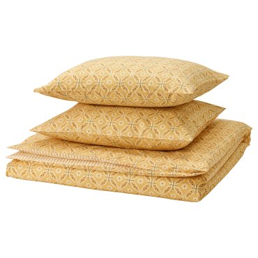 HAMNSENAP, duvet cover and 2 pillowcases, 240x220/50x60 cm, 706.140.86