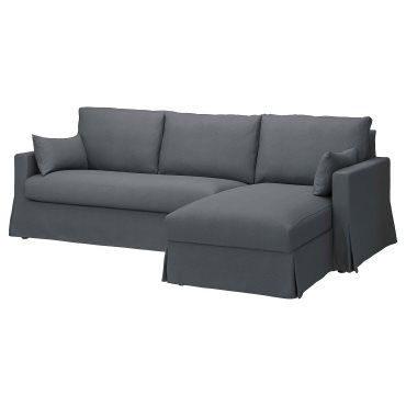HYLTARP, 3-seat sofa with chaise longue, right, 795.149.64