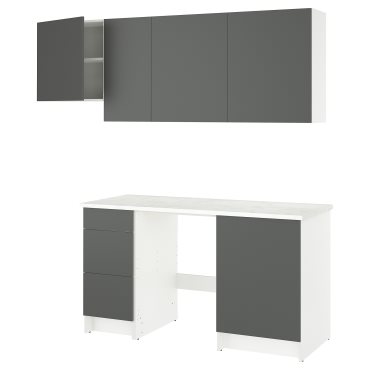 KNOXHULT, κουζίνα, 220x61x220 cm, 795.814.25