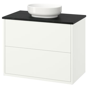HAVBÄCK/VINDEL, wash-stand with drawers/wash-basin, 82x49x77 cm, 796.224.59