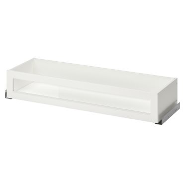 KOMPLEMENT, drawer with framed glass front, 100x35 cm, 804.470.11