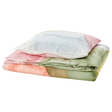 OLYMPTISTEL, duvet cover and pillowcase, 150x200/50x60 cm, 805.747.68