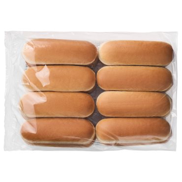 hot dog buns/frozen 16 pieces, 640 g, 805.895.24