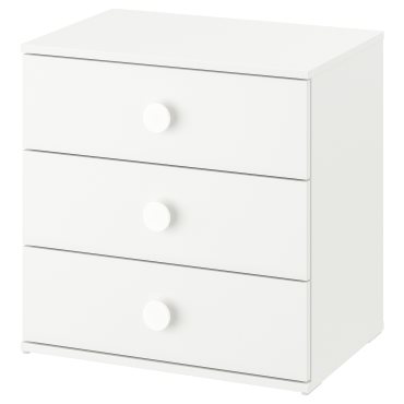 GODISHUS, chest of 3 drawers, 60x40x60 cm, 805.980.95