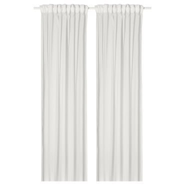 MATILDA, sheer curtains with heading tape 1 pair, 145x280 cm, 806.293.08