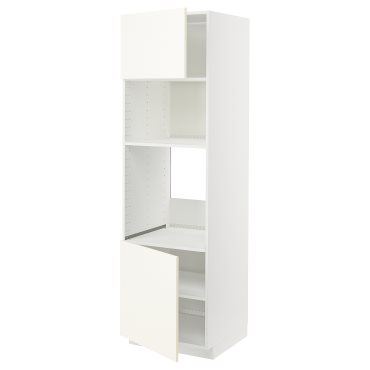 METOD, high cabinet for oven/microwave with 2 doors/shelves, 60x60x200 cm, 895.073.88