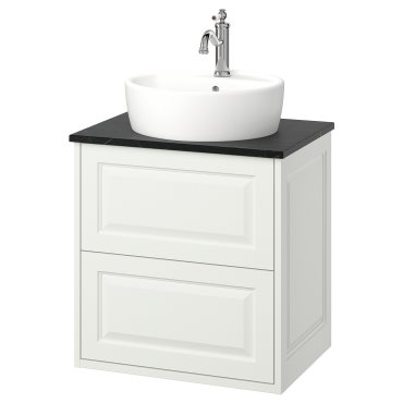 TANNFORSEN/TORNVIKEN, wash-stand with drawers/wash-basin/tap, 62x49x79 cm, 895.215.58