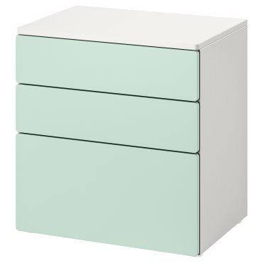 SMASTAD/PLATSA, chest of 3 drawers, 60x42x63 cm, 895.438.19