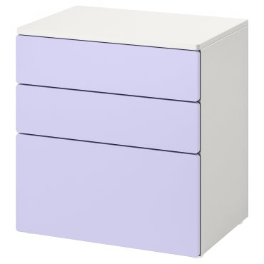 SMASTAD/PLATSA, chest of 3 drawers, 60x42x63 cm, 895.438.24