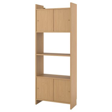 LÅDMAKARE, storage combination with sliding doors and shelf, 81x35x212 cm, 895.639.92