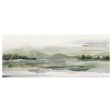 BJÖRKSTA, καμβάς/Πράσινη φύση, 140x56 cm, 905.549.15