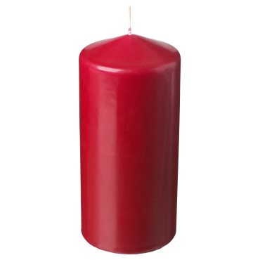 FENOMEN, unscented pillar candle, 14 cm, 905.761.25