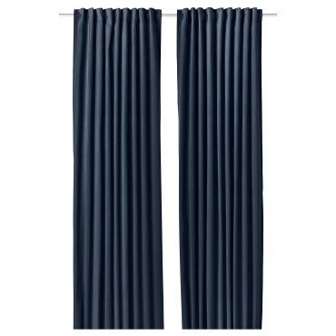 SANELA, curtains with heading tape/1 pair, 140x280 cm, 906.314.43