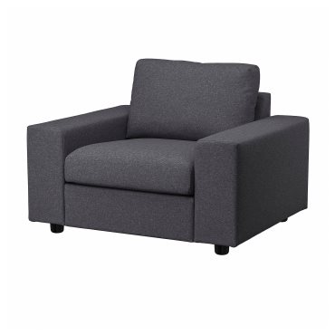 VIMLE, armchair with wide armrests, 994.771.83
