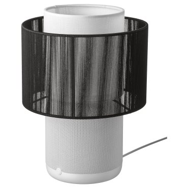 SYMFONISK, speaker lamp with Wi-Fi, textile shade, 994.826.84