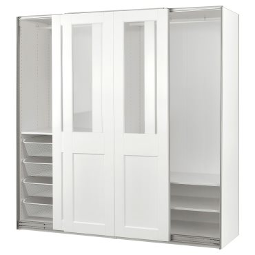 PAX/GRIMO, wardrobe combination, 200x66x201 cm, 995.030.35