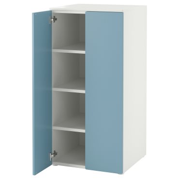 SMASTAD/PLATSA, wardrobe with 3 shelves, 60x57x123 cm, 995.465.15