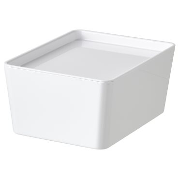 KUGGIS, box with lid, 13x18x8 cm, 995.611.53