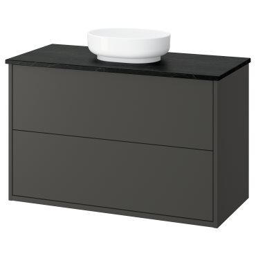HAVBÄCK/VINDEL, wash-stand with drawers/wash-basin, 102x49x77 cm, 996.224.63