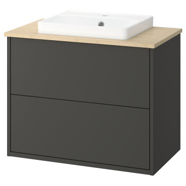 HAVBACK/ORRSJON, wash-stand with drawers/wash-basin, 82x49x71 cm, 996.292.85