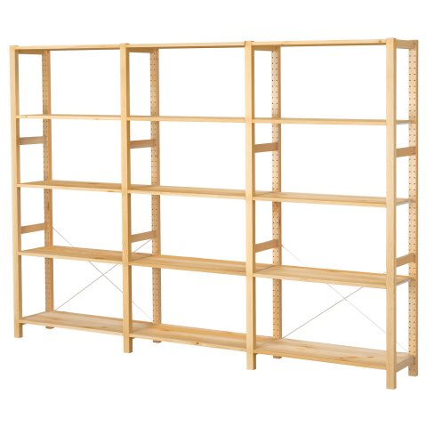 IVAR, 3 sections/shelves, 292.483.74 - IKEA Greece IVAR, 3 sections/shelves, 292.483.74