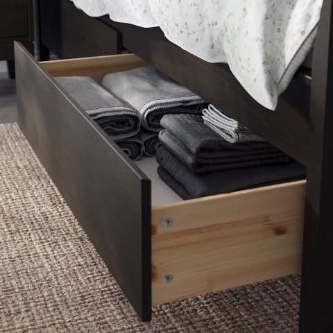 IDANAS, bed frame with storage, 160x200 cm, 393.922.24 - IKEA Greece IDANAS, bed frame with storage, 160x200 cm, 393.922.24