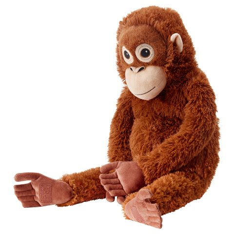 DJUNGELSKOG, soft toy, orangutan, 004.028.08 - IKEA Greece DJUNGELSKOG, soft toy, orangutan, 004.028.08