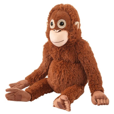 DJUNGELSKOG, soft toy, orangutan, 004.028.08 - IKEA Greece DJUNGELSKOG, soft toy, orangutan, 004.028.08