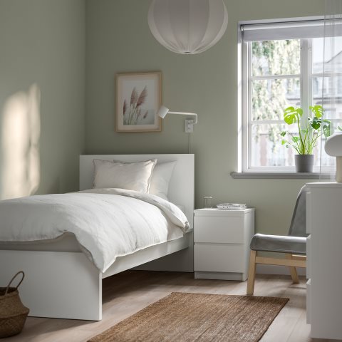 MALM, bed frame/high, 90X200 cm, 090.200.32 - IKEA Greece MALM, bed frame/high, 90X200 cm, 090.200.32