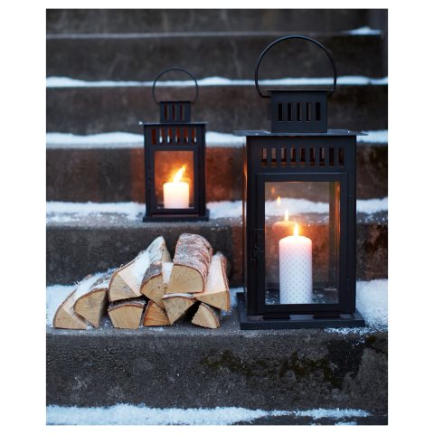 BORRBY, lantern for block candle, 101.561.09 - IKEA Greece BORRBY, lantern for block candle, 101.561.09