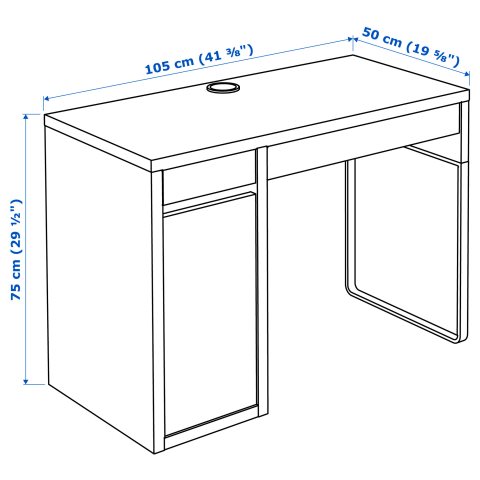 MICKE, Γραφείο, 102.447.43 - IKEA Ελλάδα MICKE, Γραφείο, 102.447.43