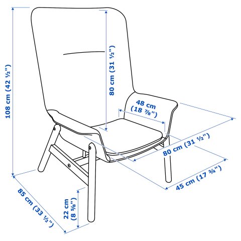 VEDBO, πολυθρόνα με ψηλή πλάτη, 104.235.89 - IKEA Ελλάδα VEDBO, πολυθρόνα με ψηλή πλάτη, 104.235.89