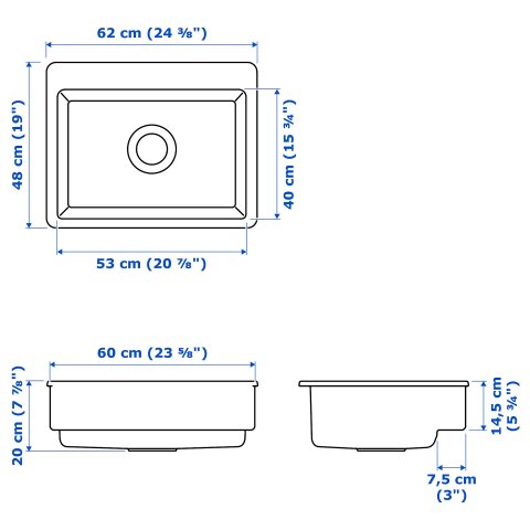 HAVSEN, νεροχύτης, 203.592.29 - IKEA Ελλάδα HAVSEN, νεροχύτης, 203.592.29