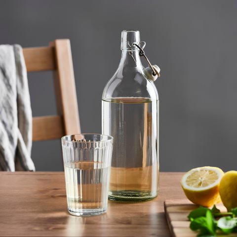 KORKEN, μπουκάλι με πώμα, 1 l, 302.135.52 - IKEA Ελλάδα KORKEN, μπουκάλι με πώμα, 1 l, 302.135.52
