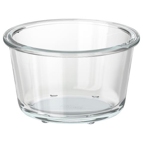 IKEA 365+, food container round/glass, 600 ml, 303.591.96 - IKEA Greece IKEA 365+, food container round/glass, 600 ml, 303.591.96