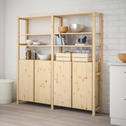 IVAR, 2 sections/shelves/cabinet, 392.483.59 - IKEA Greece IVAR, 2 sections/shelves/cabinet, 392.483.59