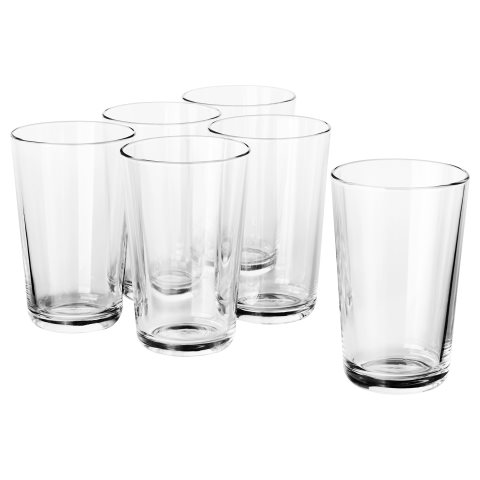 IKEA 365+, Ποτήρι διαφανές γυαλί 6 τεμ., 602.797.11 - IKEA Ελλάδα IKEA 365+, Ποτήρι διαφανές γυαλί 6 τεμ., 602.797.11