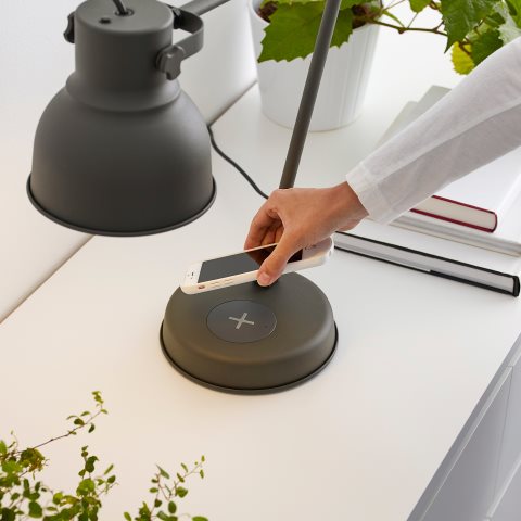 HEKTAR, work lamp with wireless charging, 603.234.36 - IKEA Greece HEKTAR, work lamp with wireless charging, 603.234.36