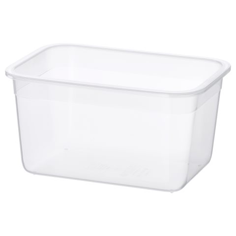 IKEA 365+, food container rectangular/plastic, 2.0 l, 603.591.52 - IKEA Greece IKEA 365+, food container rectangular/plastic, 2.0 l, 603.591.52