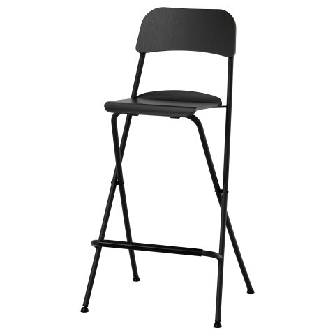 FRANKLIN, σκαμπό μπαρ με πλάτη, πτυσσόμενο, 604.067.85 - IKEA Ελλάδα FRANKLIN, σκαμπό μπαρ με πλάτη, πτυσσόμενο, 604.067.85