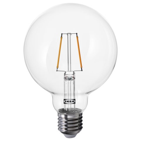 LUNNOM, λαμπτήρας LED E27 150 lumen, 95 mm, 605.393.04