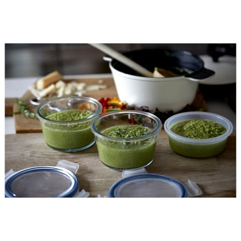 IKEA 365+, food container round/plastic, 450 ml, 703.591.42 - IKEA Greece IKEA 365+, food container round/plastic, 450 ml, 703.591.42