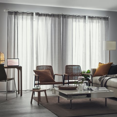 HANNALILL, κουρτίνα, 2 τεμ., 704.173.21 - IKEA Ελλάδα HANNALILL, κουρτίνα, 2 τεμ., 704.173.21