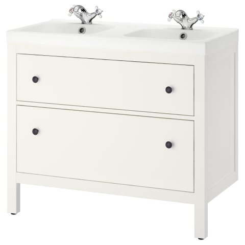 HEMNES/ODENSVIK, βάση νιπτήρα με 2 συρτάρια, 899.031.09 - IKEA Ελλάδα HEMNES/ODENSVIK, βάση νιπτήρα με 2 συρτάρια, 899.031.09