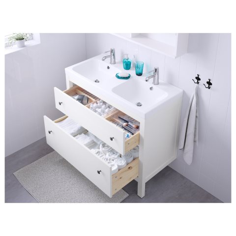 HEMNES/ODENSVIK, βάση νιπτήρα με 2 συρτάρια, 899.031.09 - IKEA Ελλάδα HEMNES/ODENSVIK, βάση νιπτήρα με 2 συρτάρια, 899.031.09